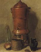 Jean Baptiste Simeon Chardin The white heir holder France oil painting artist